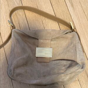 Vintage Fendi Mama Suede Baguette